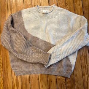 Beige and Brown Sweater